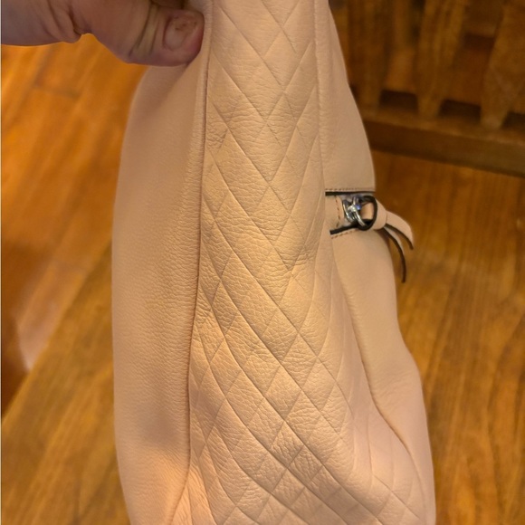 Vera Bradley Pink Sands Carry-All Quilted Leather Crossbody Handbag - Picture 9 of 12